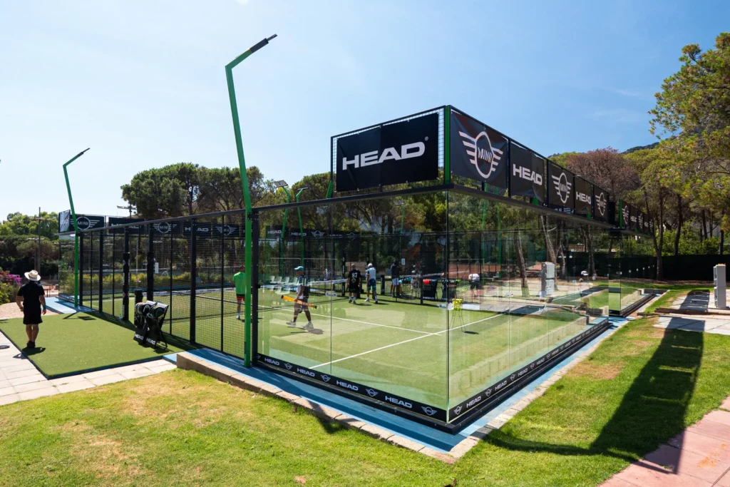 Padelplatz auf der HEAD Tennisanlage
